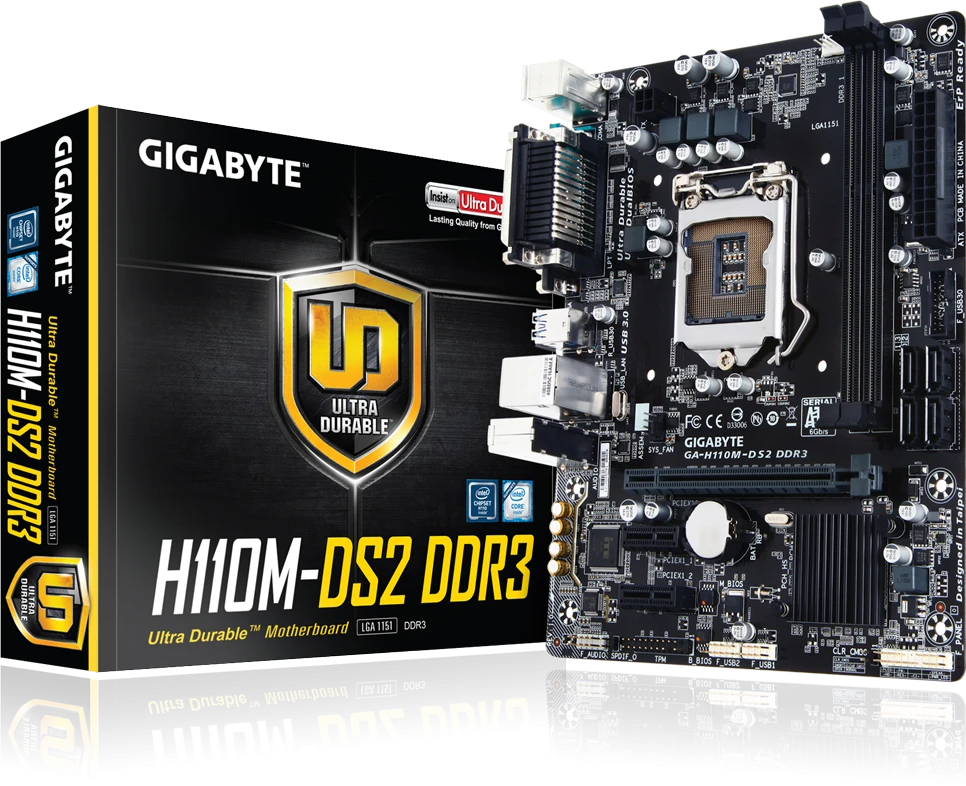 Gigabyte GA-H110M-DS2 DDR3 (Rev. 1.0)